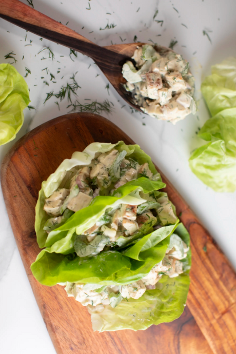 Pan-Seared Chicken Dill Salad