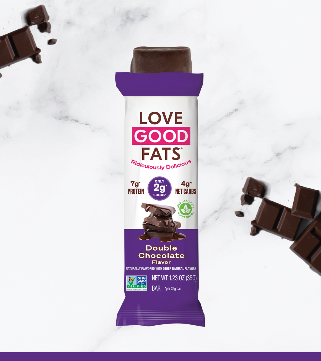 Love Good Fats Double Chocolate keto bars