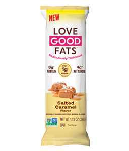 Love Good Fats Salted Caramel keto bars